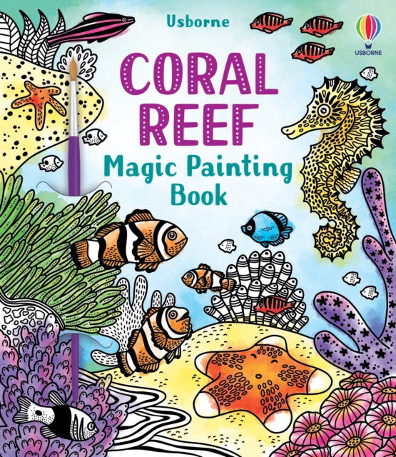 Book cover of: Coral Reef Magic Painting Book
