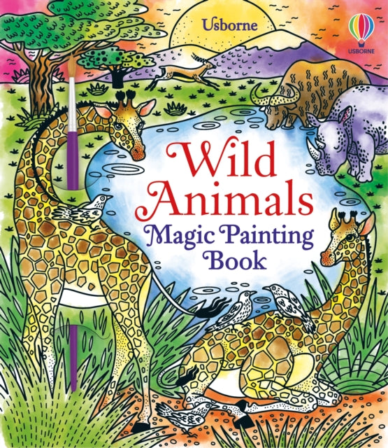 Book cover of: Wild Animals Magic Painting Book
