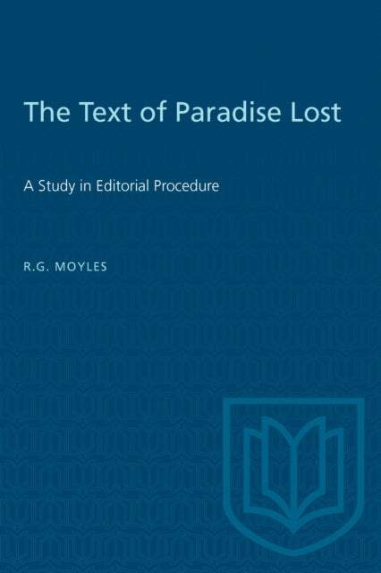Book cover of: Text of Paradise Lost. By: MOYLES