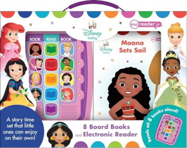 Book cover of: Disney Baby: Disney Princess Me Reader Jr Sound Book Set. By: PI Kids