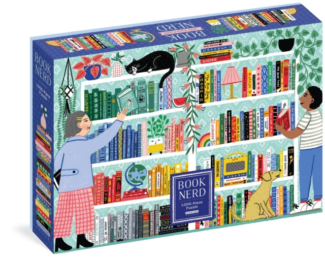Book cover of: Book Nerd 1,000-Piece Puzzle. By: Holly Maguire