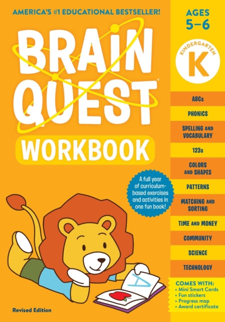 Brain Quest Workbook: Kindergarten (Revised Edition) 9781523517343 Workman Publishing