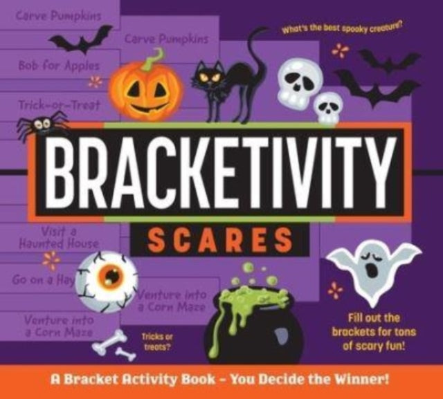 Book cover of: Bracketivity Scares. By: Vero Velázquez