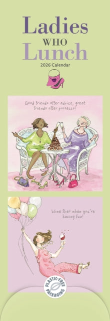 Ladies Who Lunch Slim Calendar 2026 9781529838848