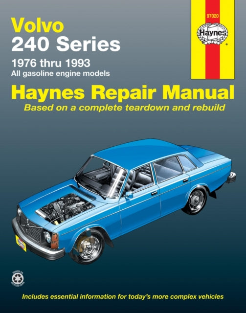 Book cover of: Volvo 240 Series petrol (1976-1993) Haynes Repair Manual (USA). By: John Haynes, Robert Maddox