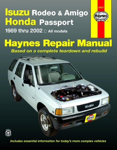 Book cover of: Isuzu Rodeo, Amigo & Honda Passport (89 - 02). By: Robert Maddox