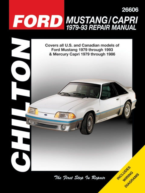 Book cover of: Ford Mustang 79-93 & Mercury Capri 79-86 (Chilton). By: Larry Warren
