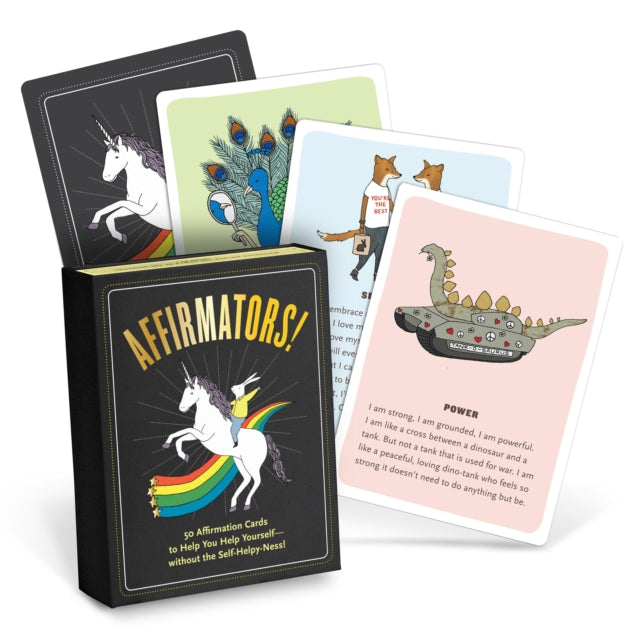 Affirmators! 50 Affirmation Cards Deck to Help You Help Yourself - Without the Self-Helpy-Ness! 9781601067111 Suzi Barrett