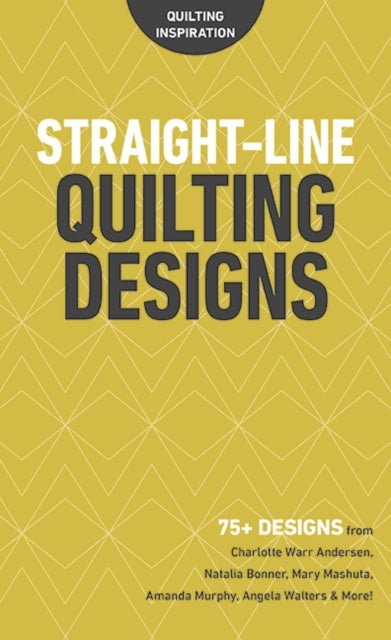 Book cover of: Straight-Line Quilting Designs. By: C&T Publishing