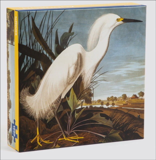 Book cover of: Snowy Egret, James Audubon 1000-Piece Puzzle. By: James Audubon