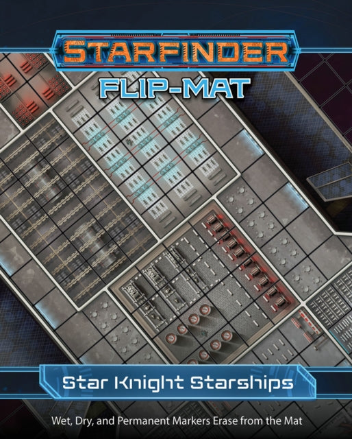 Book cover of: Starfinder Flip-Mat: Star Knight Starships