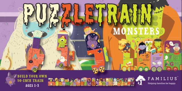 Book cover of: PuzzleTrain: Monsters 26-Piece Puzzle