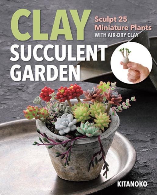 Book cover of: Clay Succulent Garden. By: Kitanoko