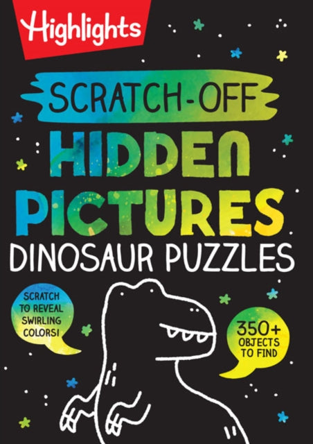 Book cover of: Scratch-Off Hidden Pictures Dinosaur Puzzles. By: Highlights