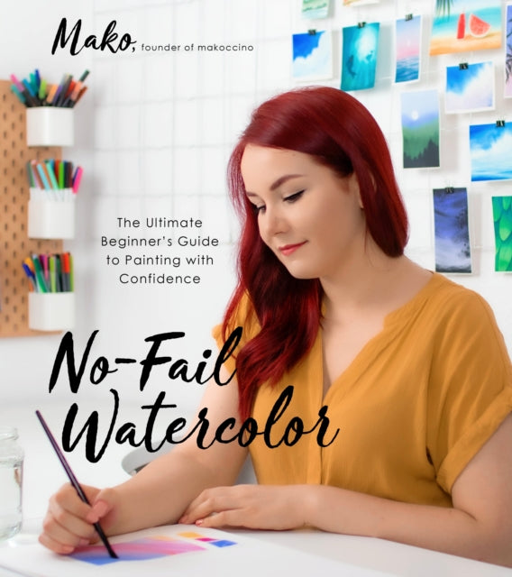 Book cover of: No-Fail Watercolor. By: Mako