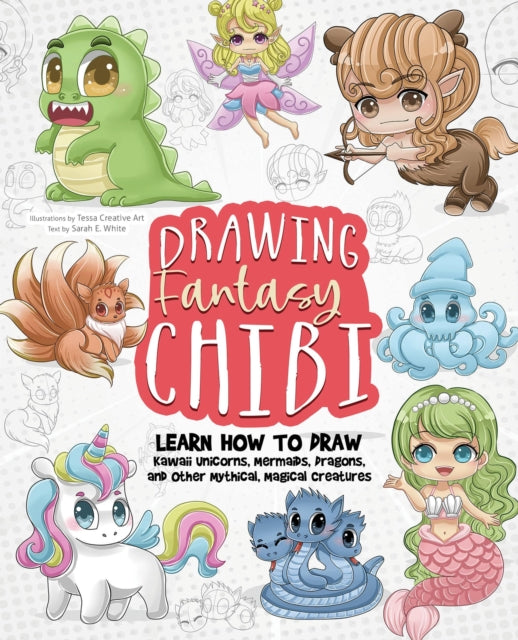 Book cover of: Drawing Fantasy Chibi. By: Tessa Creative Art