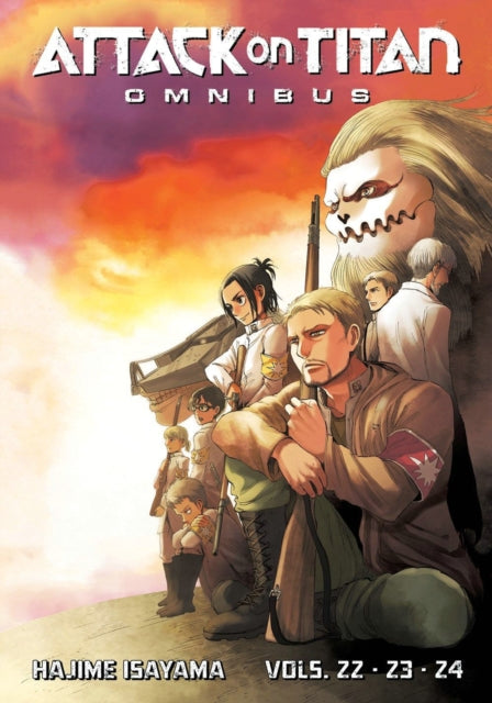 Book cover of: Attack on Titan Omnibus 8 (Vol. 22-24). By: 諫山創