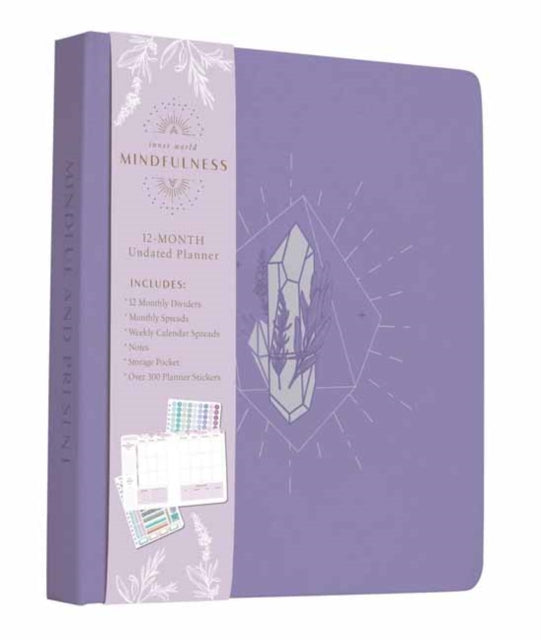 Book cover of: Mindfulness 12-Month Undated Planner. By: Insights