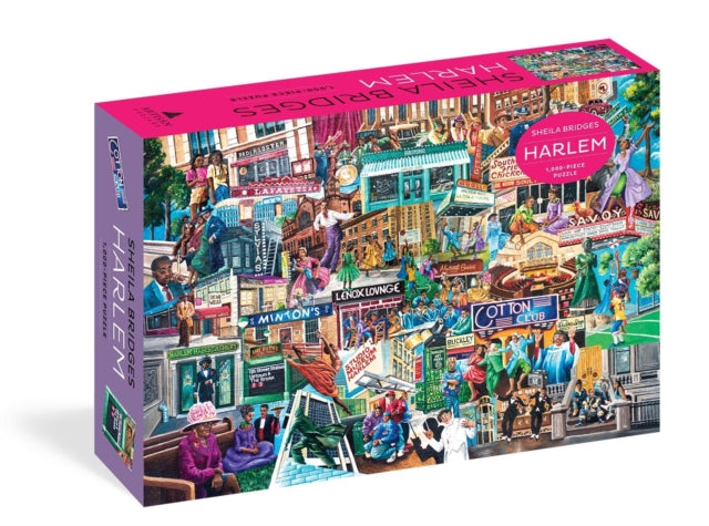 Book cover of: Sheila Bridges: Harlem 1,000-Piece Puzzle. By: Sheila Bridges