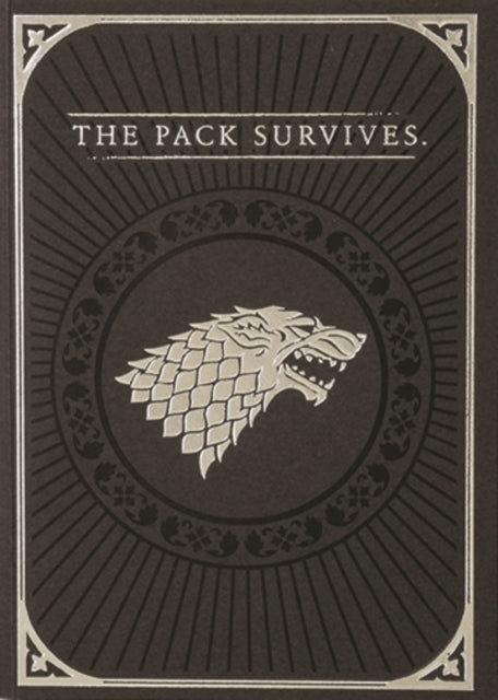 Book cover of: Game of Thrones Direwolf Pop-up Card. By: Insights