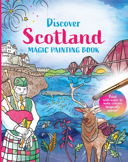 Book cover of: Discover Scotland: Magic Painting Book