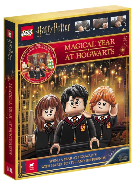 LEGOĀ® Harry Potterā¢: Magical Year at Hogwarts (with 70 LEGO bricks, 3 minifigures, fold-out play scene and fun fact book) 9781780559773 LEGOĀ®