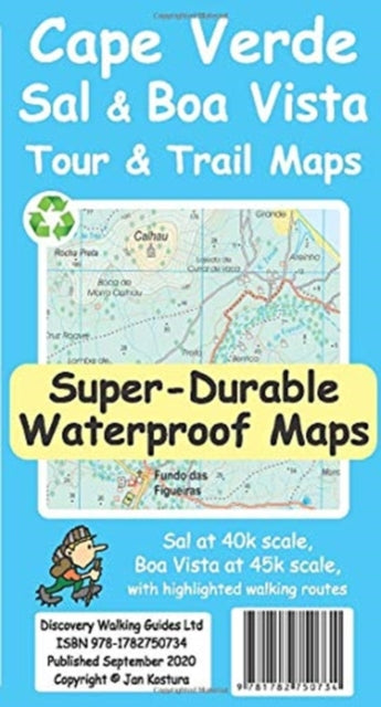 Book cover of: Cape Verde Sal and Boa Vista Tour and Trail Maps