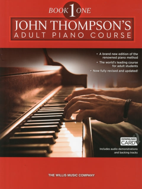 Book cover of: John Thompson's Adult Piano Course Book 1