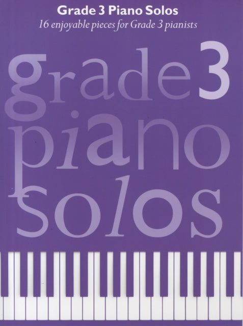 Book cover of: Grade 3 Piano Solos. By: Varios