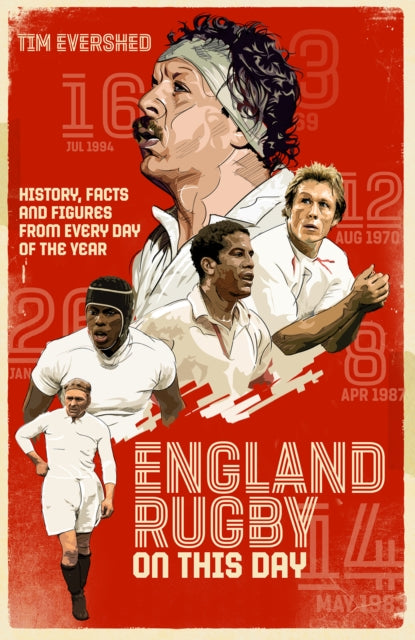 Book cover of: England Rugby On This Day. By: Tim Evershed