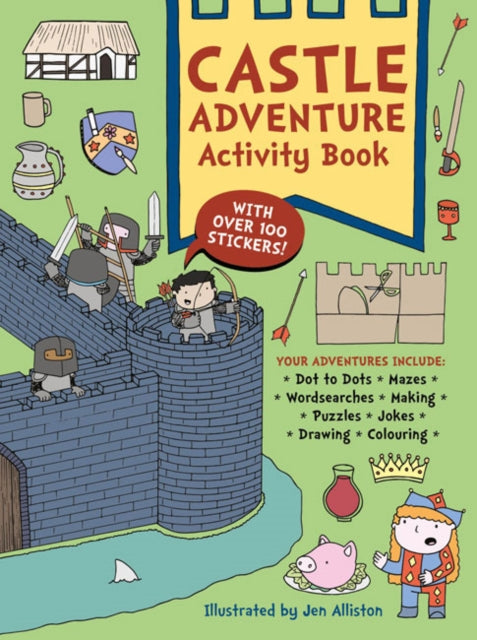 Book cover of: Castle Adventure Activity Book. By: ALLISTON, JEN