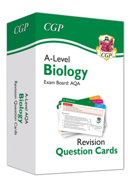 Book cover of: A-Level Biology AQA Revision Question Cards
