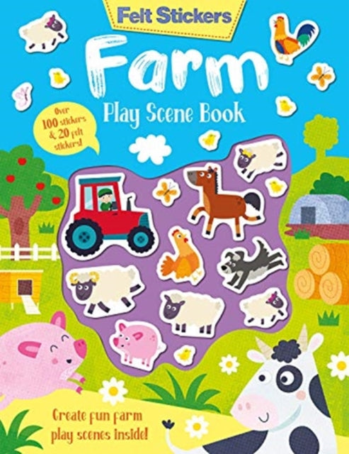 Book cover of: Felt Stickers Farm Play Scene Book