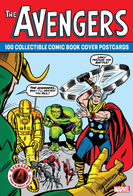 Book cover of: Avengers: 100 Collectible Comic Book Cover Postcards