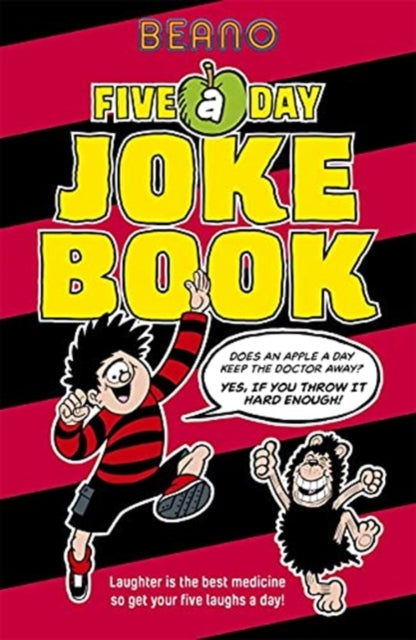 Book cover of: Beano Five-a-Day Joke Book. By: Beano Studios Limited