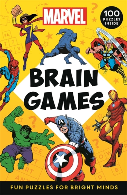Book cover of: Marvel Brain Games. By: Unknown