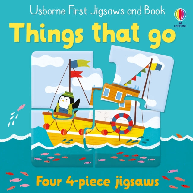 Book cover of: Usborne First Jigsaws and Book: Things that Go