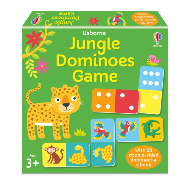Book cover of: Jungle Dominoes Game