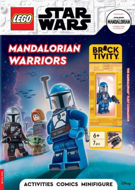 LEGOĀ® Star Warsā¢: Mandalorian Warriors Activity Book (with Mandalorian Fleet Commander LEGO minifigure) 9781837250035 LEGOĀ®