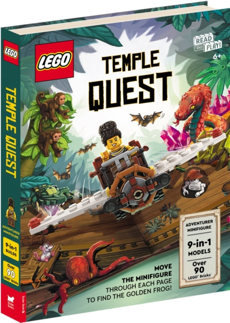 LEGOĀ® Books: Temple Quest (with adventurer minifigure, nine buildable models, play scenes and over 90 LEGO elements) 9781837250158 LEGOĀ®