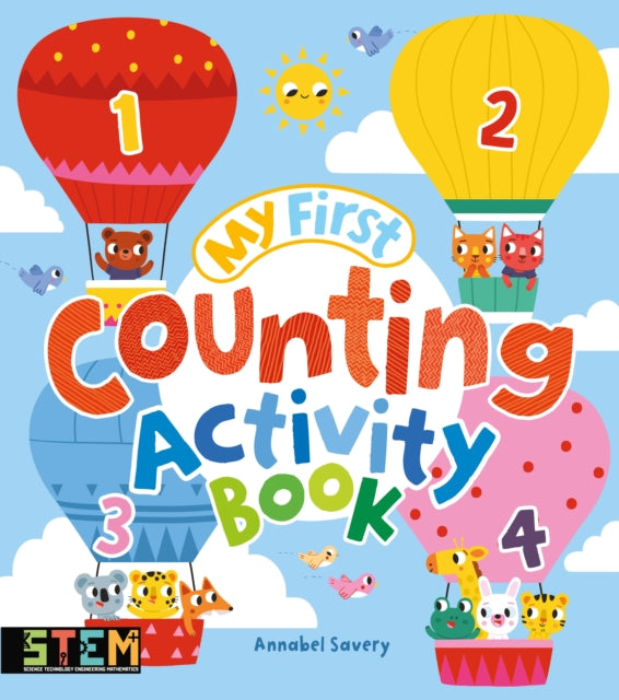 Book cover of: My First Counting Activity Book. By: Annabel Savery