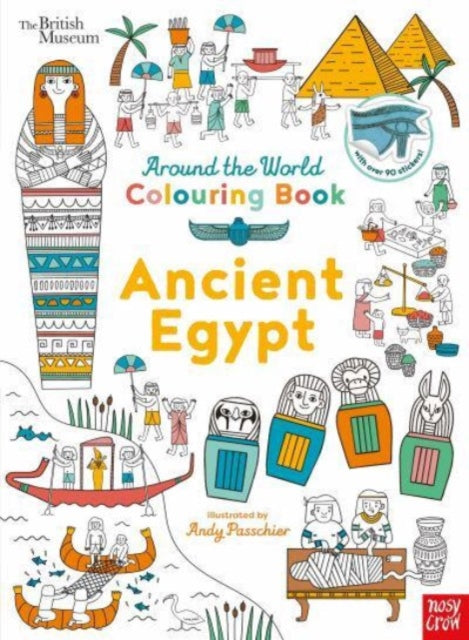 Book cover of: British Museum: Around the World Colouring: Ancient Egypt
