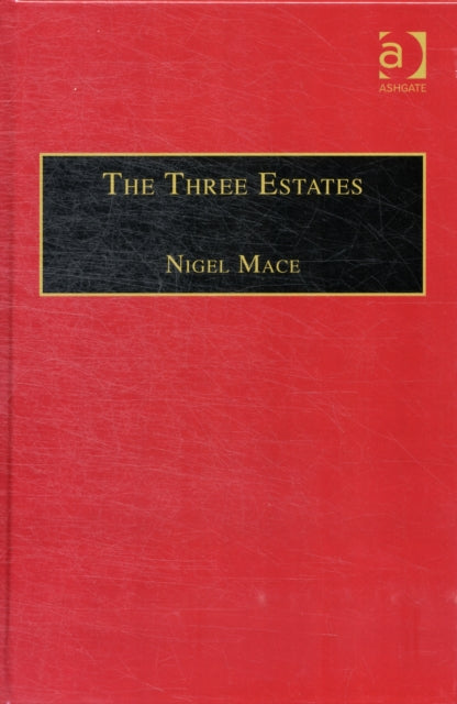 Book cover of: Three Estates. By: David Lindsay