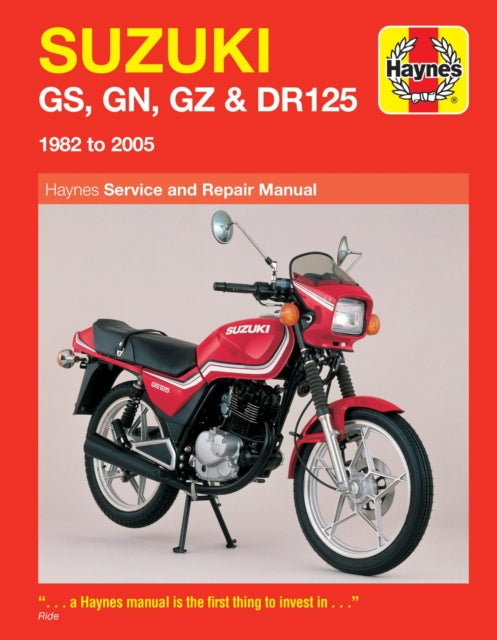 Book cover of: Suzuki GS, GN, GZ & DR125 Singles (82 - 05) Haynes Repair Manual