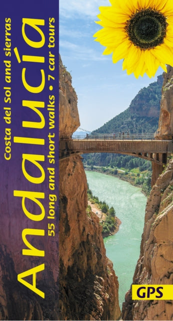 Book cover of: Andalucia, Costa del Sol and Sierras Sunflower Walking Guide. By: John Oldfield
