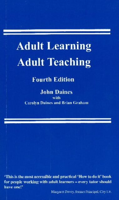 Book cover of: Adult Learning, Adult Teaching. By: John Daines