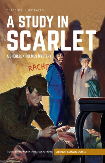 Book cover of: Study in Scarlet a Sherlock Holmes Mystery. By: Arthur Conan Doyle