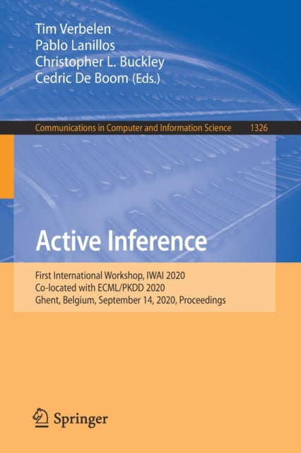 Book cover of: Active Inference. By: Tim Verbelen