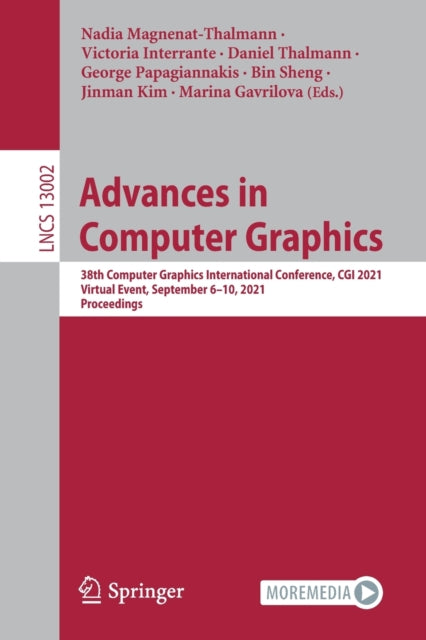 Book cover of: Advances in Computer Graphics. By: Nadia Magnenat-Thalmann