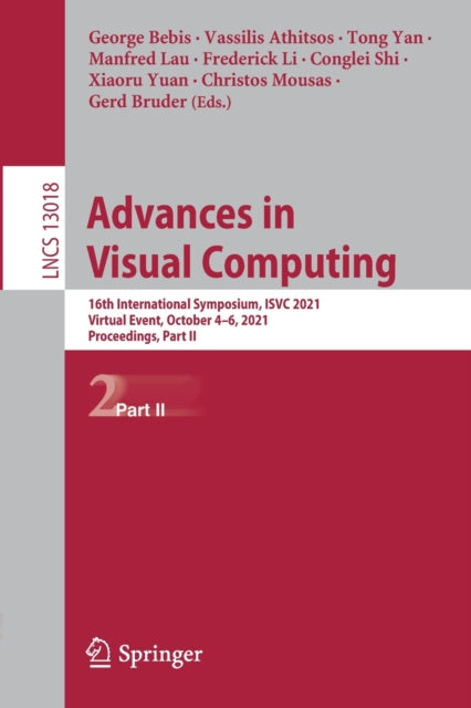 Book cover of: Advances in Visual Computing. By: George Bebis